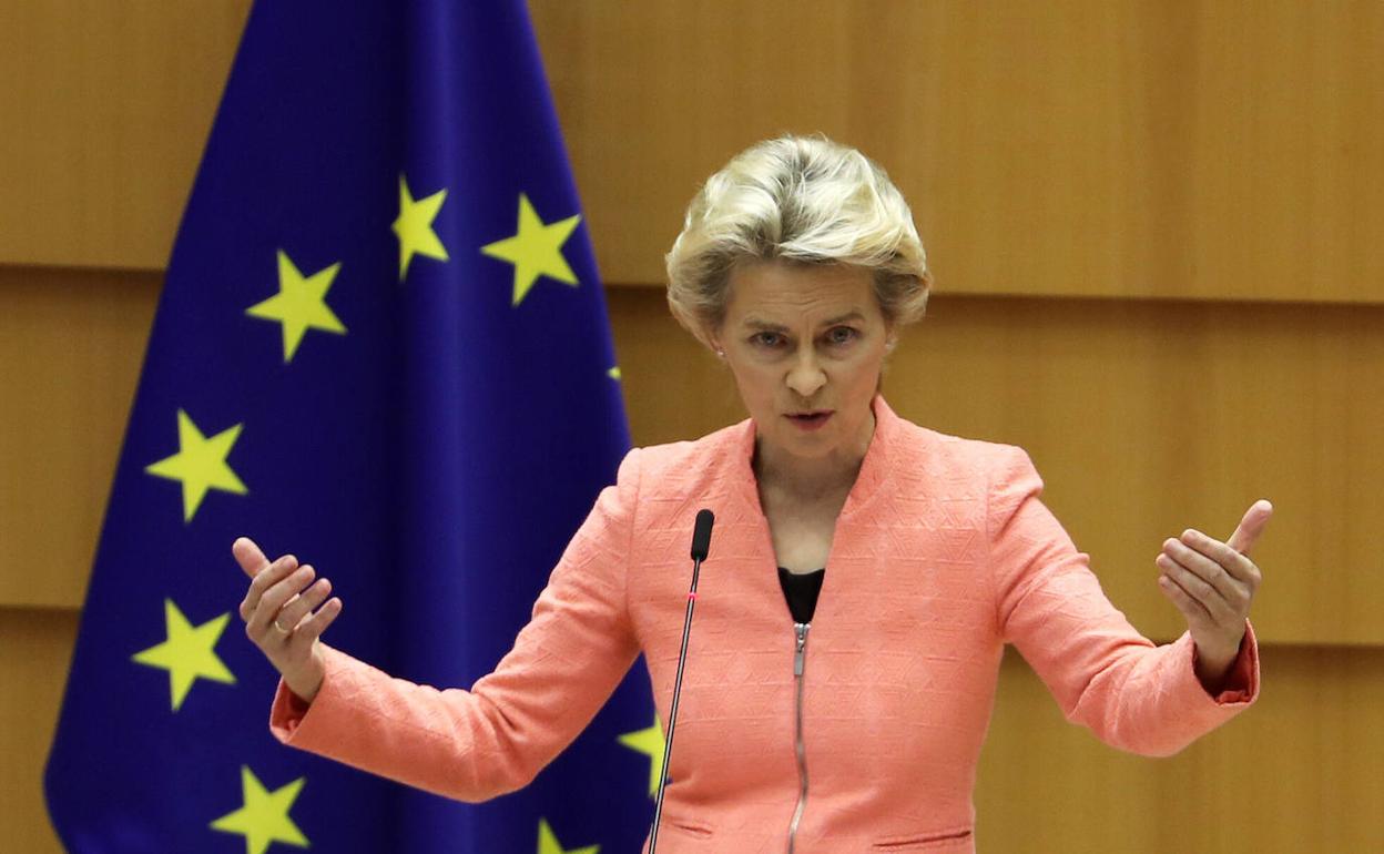 Ursula von der Leyen, presidenta de la Comisión Europea.