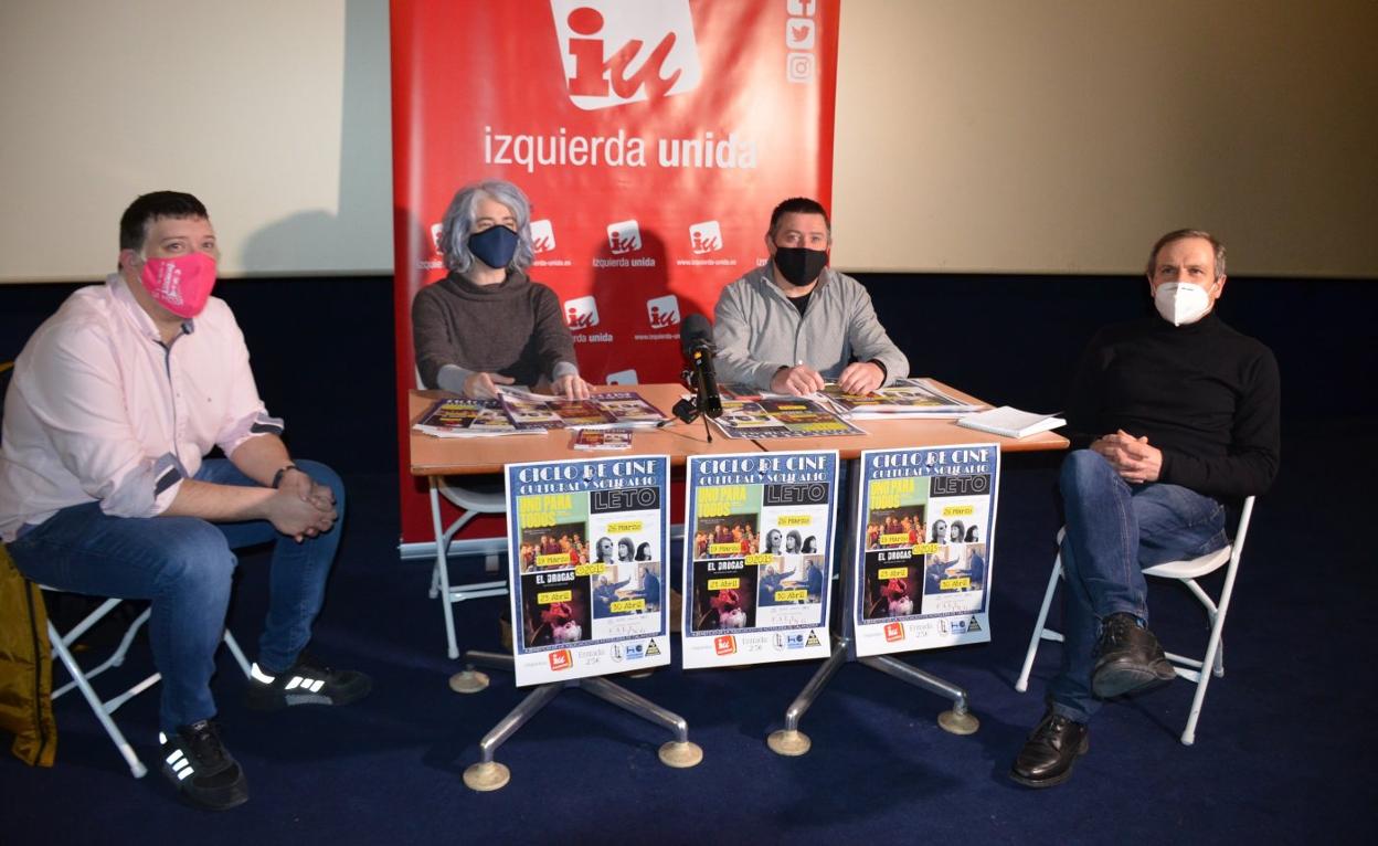 David Arenzana, Micaela Arregui, Óscar Moreno y José Manuel León. 
