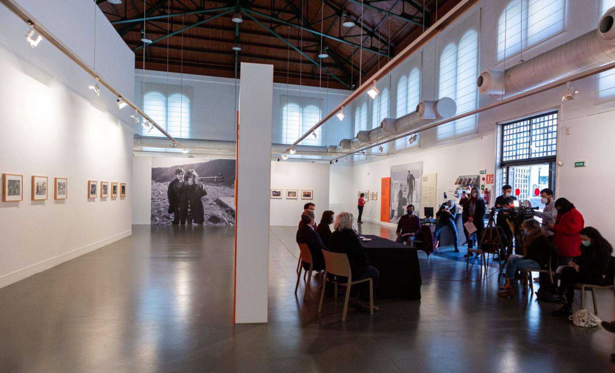 Presentación a la prensa de la exposición 'Carlos Saura fotógrafo'. 