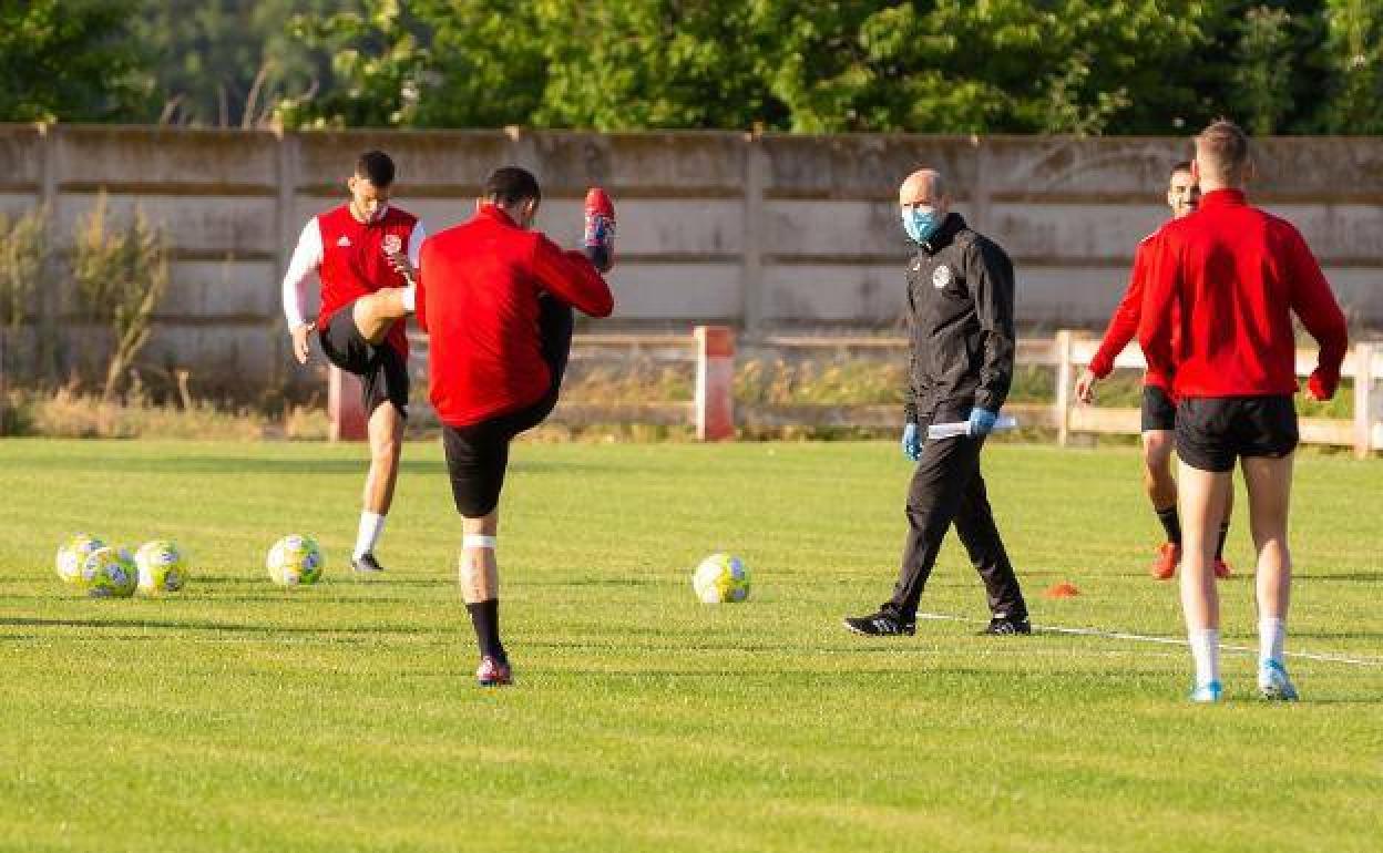 La SD Logroñés, en una imagen de archivo. 