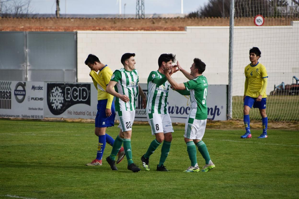 Javier Ezquerro, Losa e Iker, tres de los goleadores de ayer. 