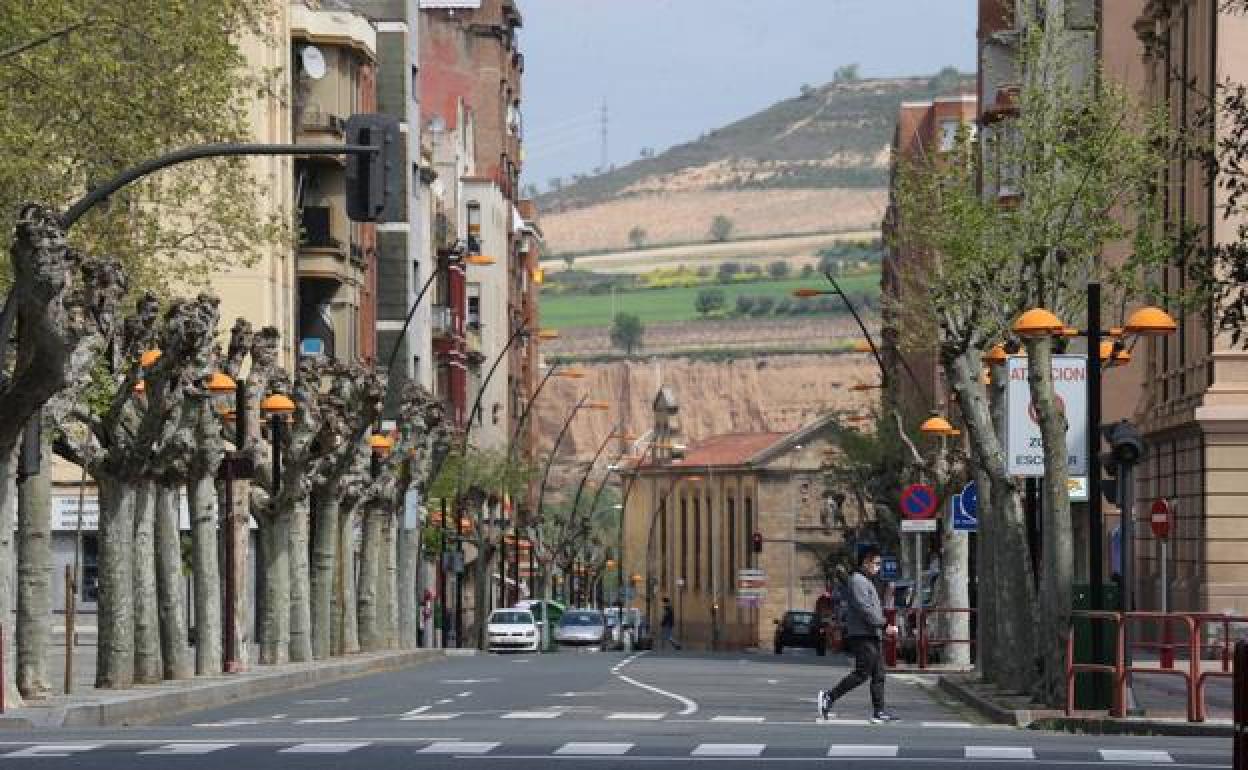 Una calle logroñésa. 