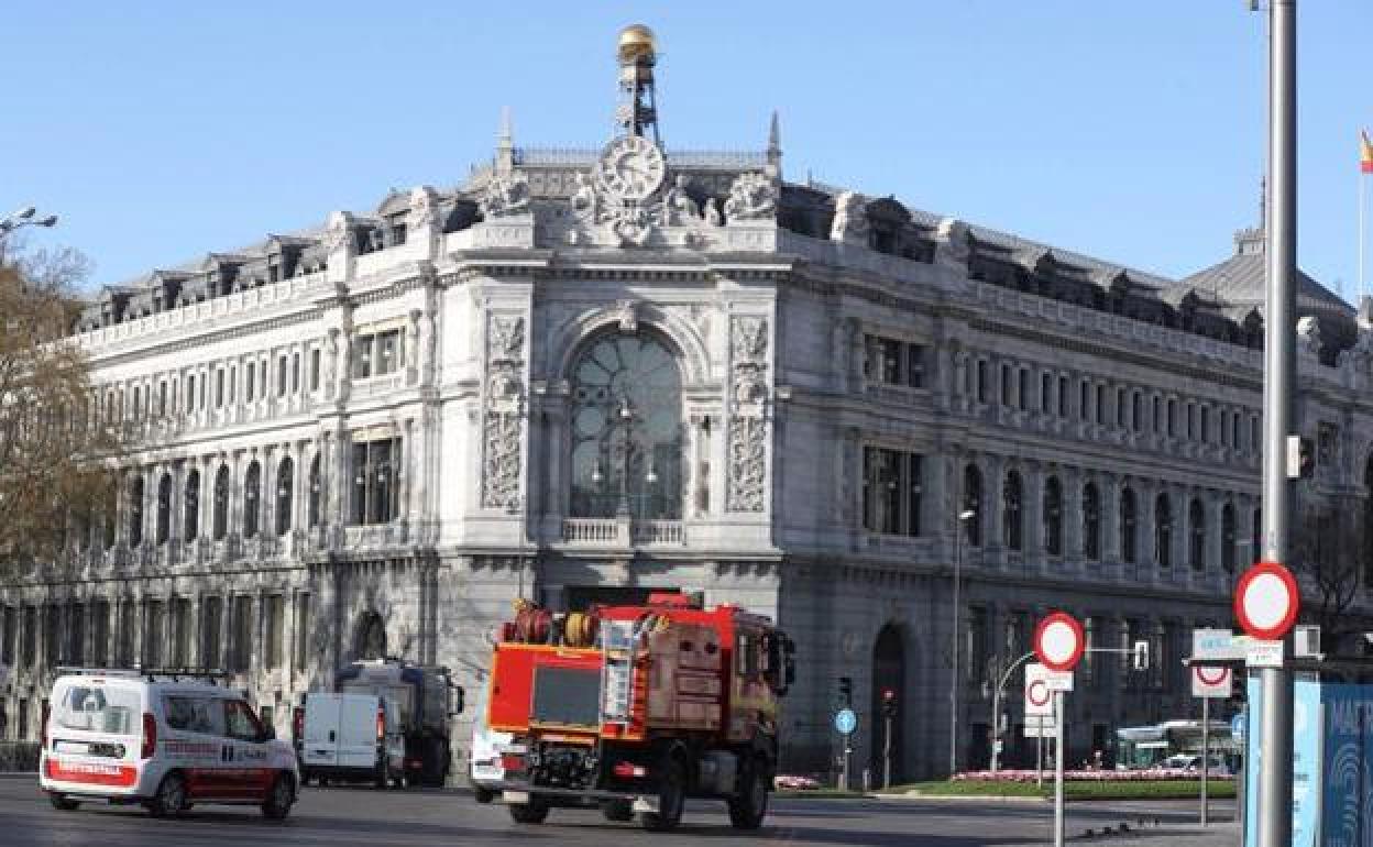 Sede central del Banco de España en Madrid.