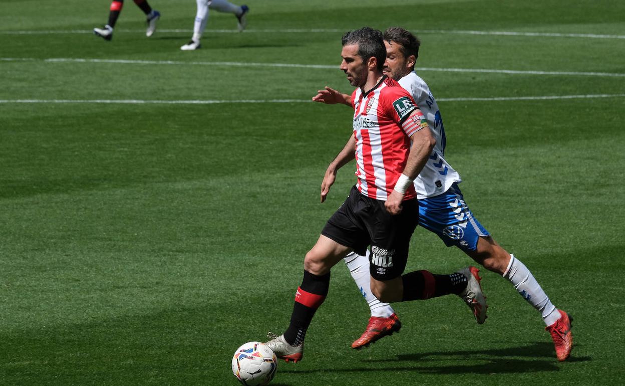 Iñaki, en un momento del partido. 