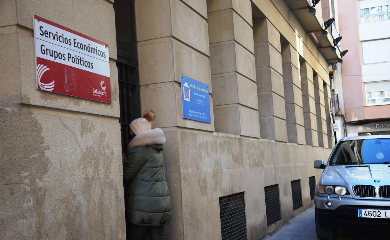 Oficinas municipales en la calle Teatro. 