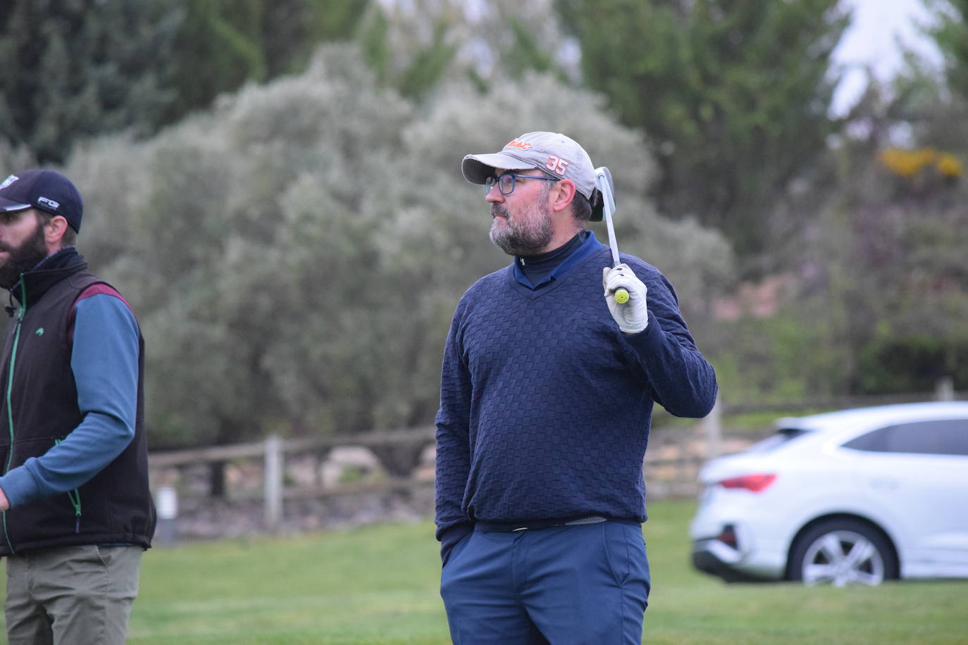 Imágenes de los jugadores durante el Torneo Viña Ibalba, de la Liga de Golf y Vino.