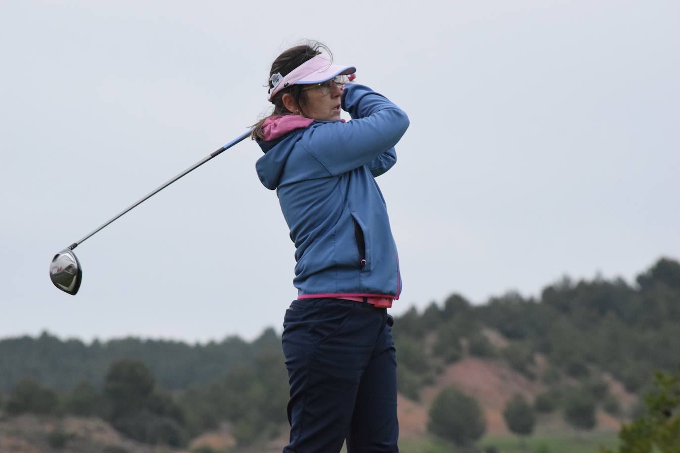 Imágenes de los jugadores durante el Torneo Viña Ibalba, de la Liga de Golf y Vino.