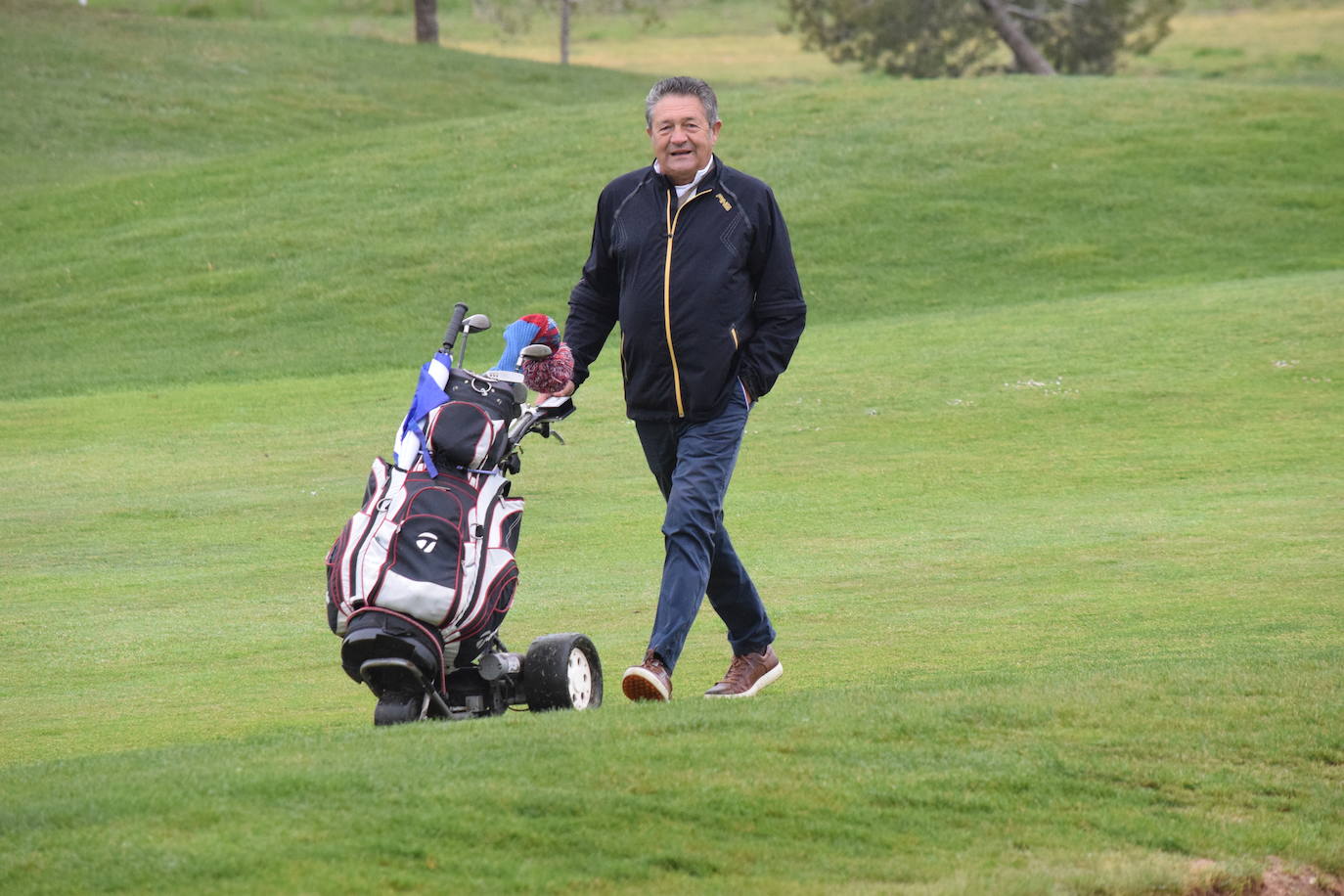 Imágenes de los jugadores durante el Torneo Viña Ibalba, de la Liga de Golf y Vino.