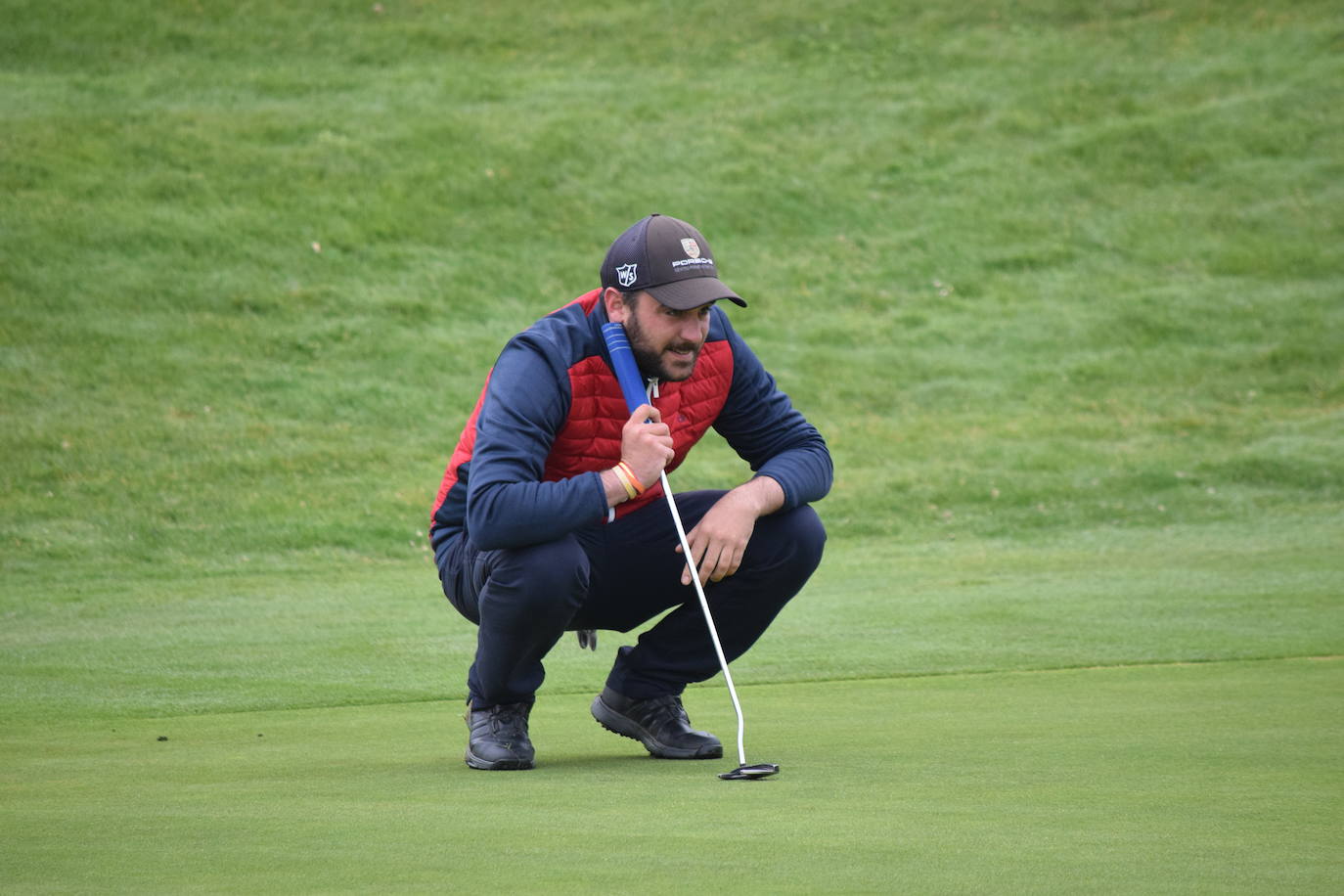 Imágenes de los jugadores durante el Torneo Viña Ibalba, de la Liga de Golf y Vino.