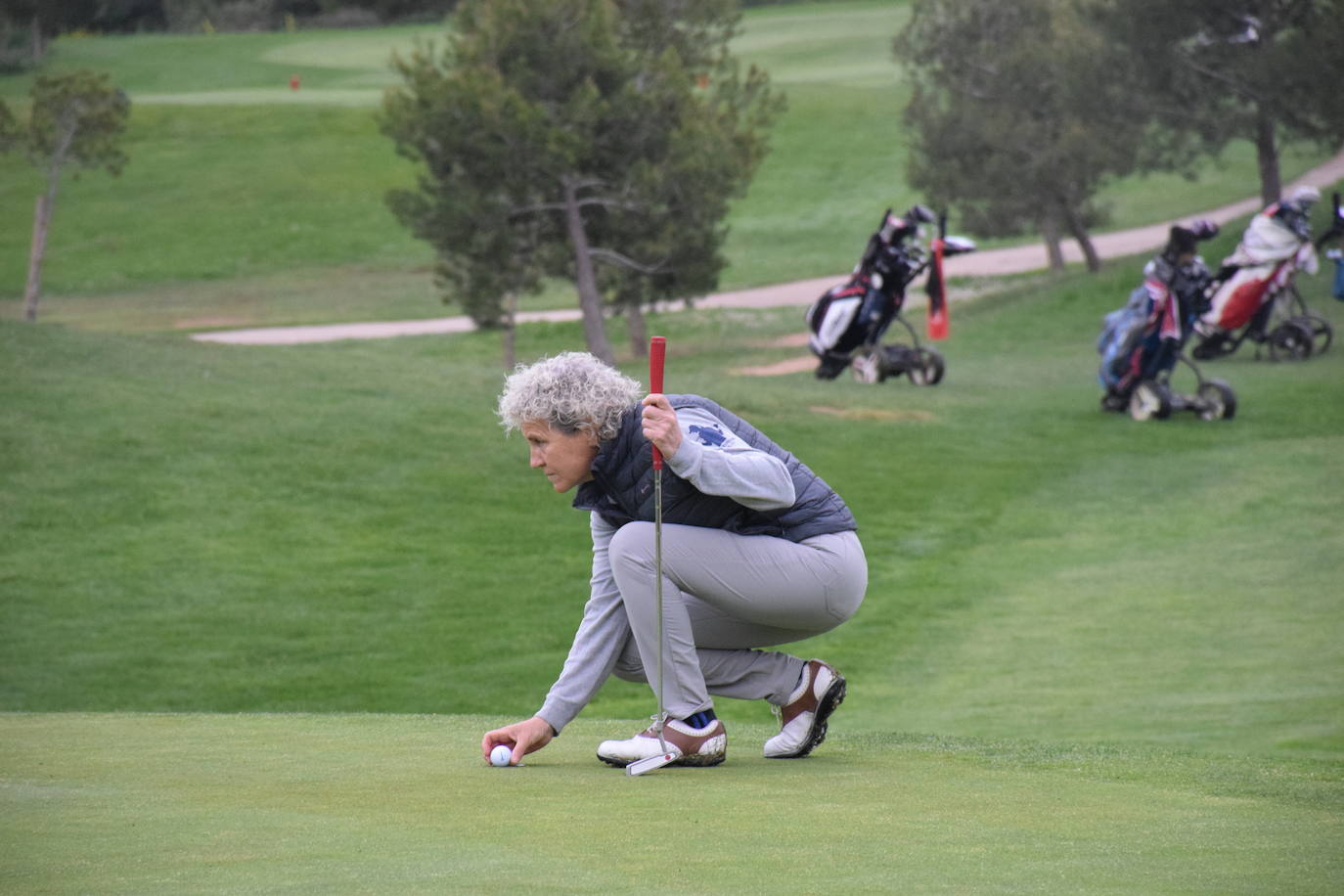 Los participantes en el torneo Bodegas Altanza de la Liga de Golf y Vino disfrutaron de un gran día de gol en El Campo de Logroño.