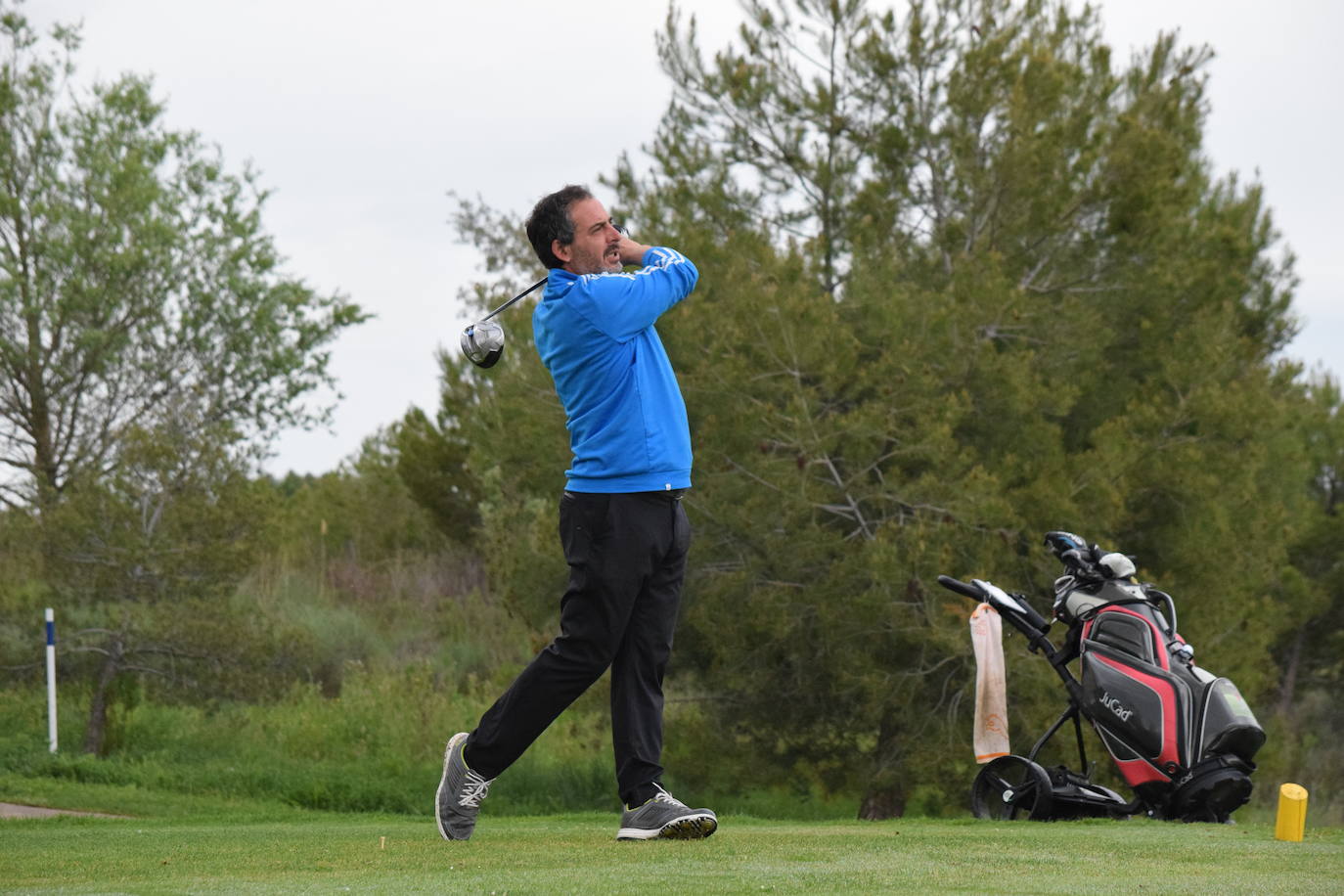 Los participantes en el torneo Bodegas Altanza de la Liga de Golf y Vino disfrutaron de un gran día de gol en El Campo de Logroño.