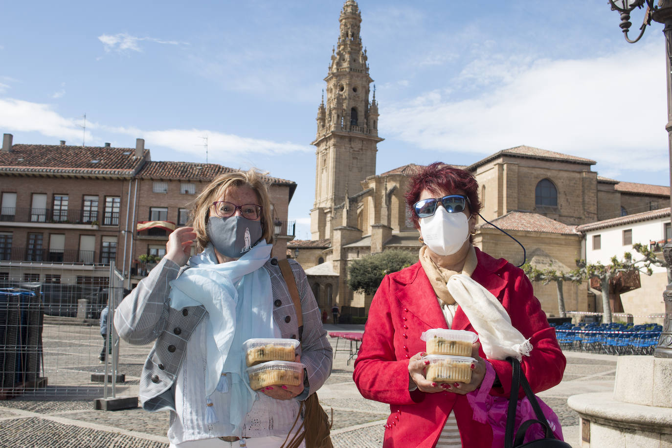 Reparto del Almuerzo del Santo, en la festividad de Santo Domingo de la Calzada