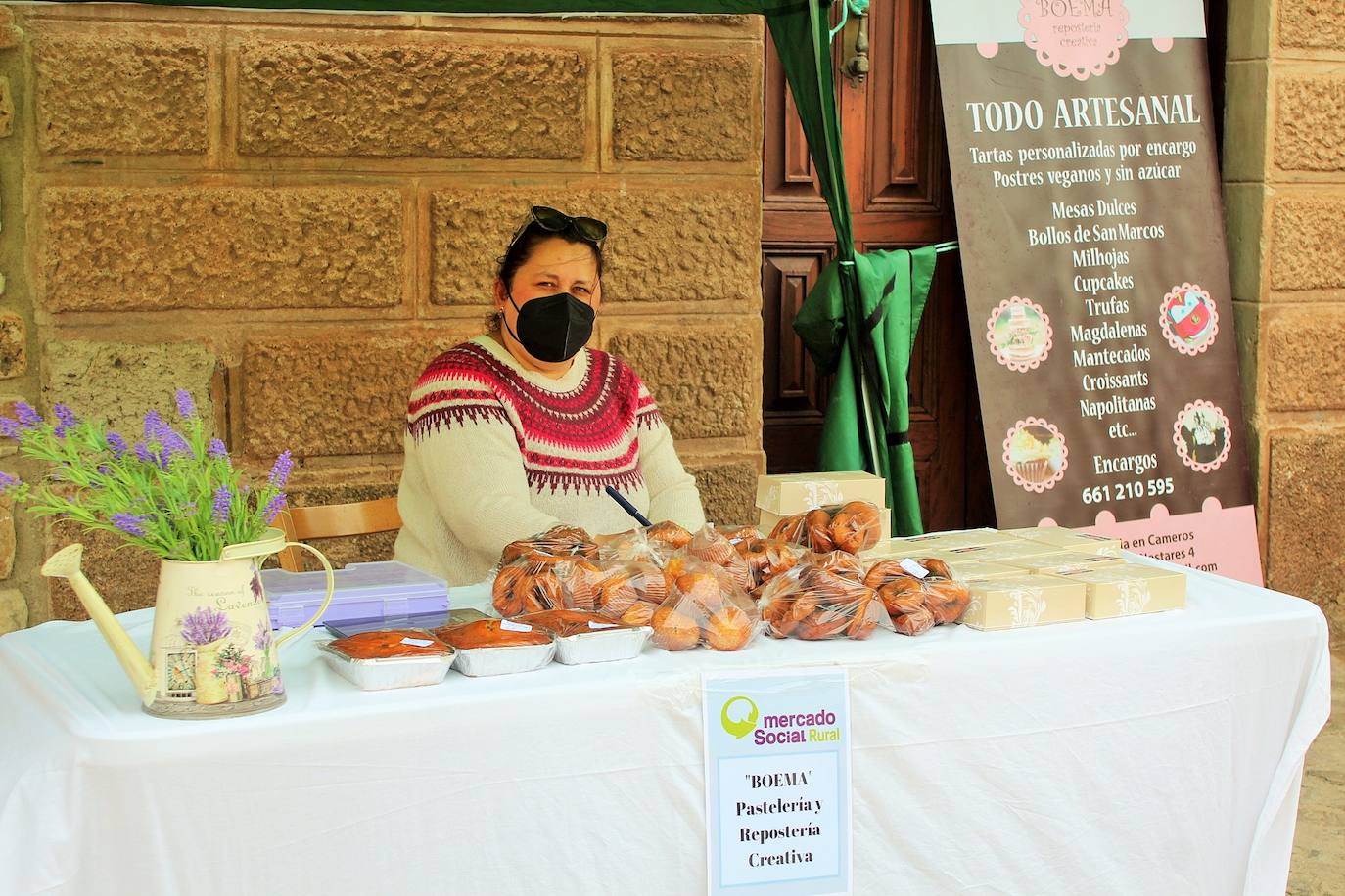 Fotos: Nieva recupera los mercados de artesanía y producción local en Nieva