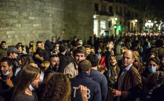 Aglomeraciones en Barcelona el pasado viernes.