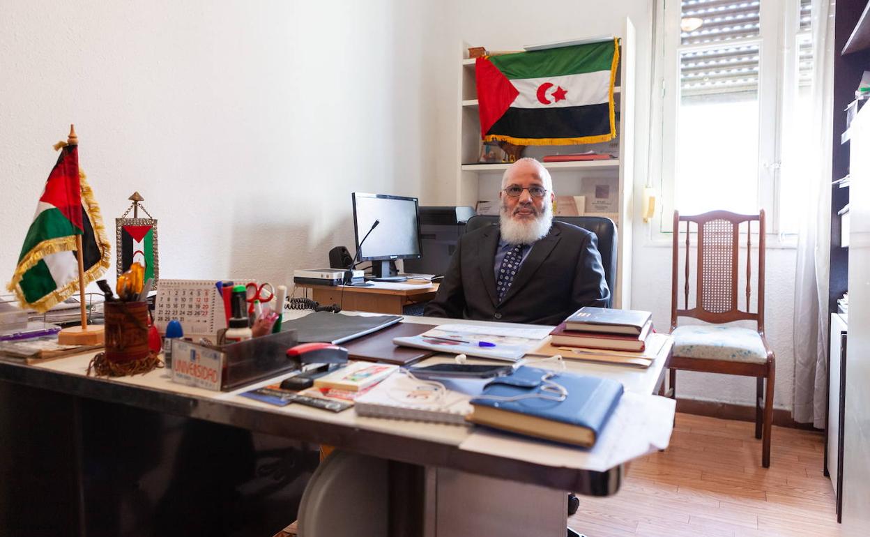 Abdulahe Hamad, delegado del Polisario en La Rioja. 