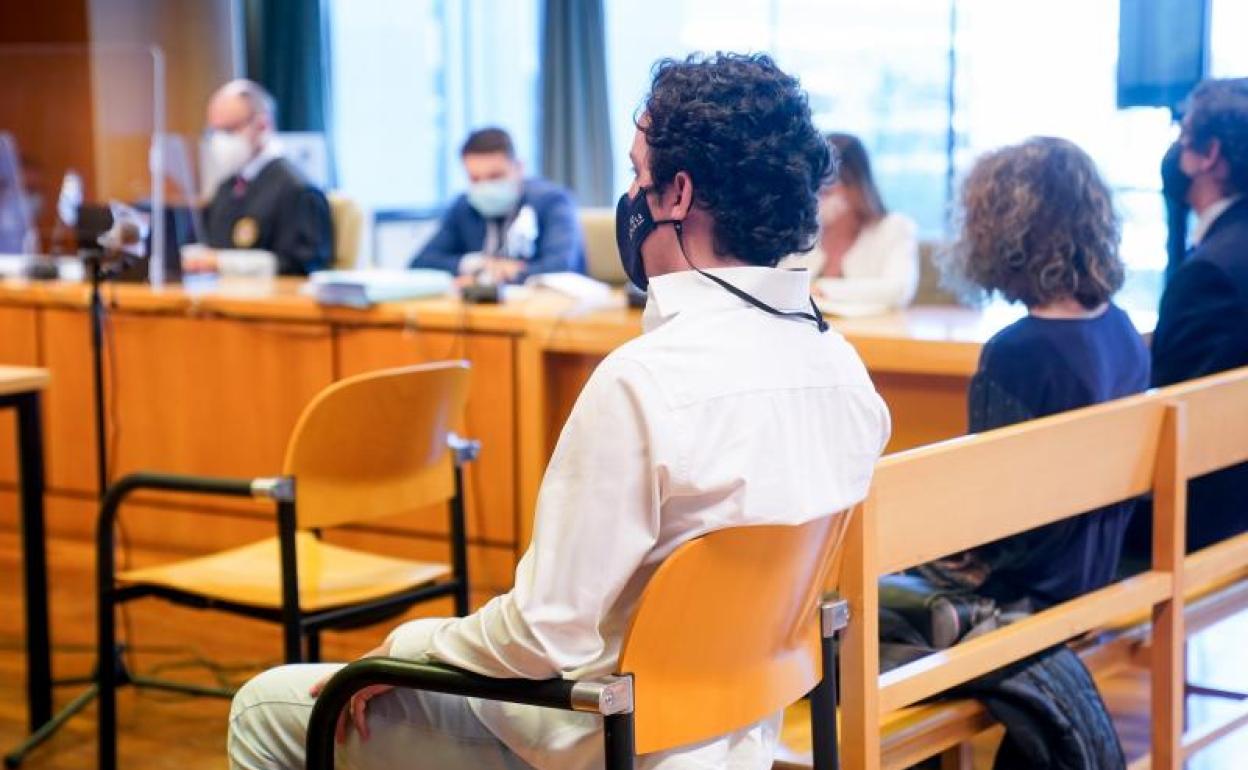 El Pequeño Nicolás, durante el juicio de este jueves. 