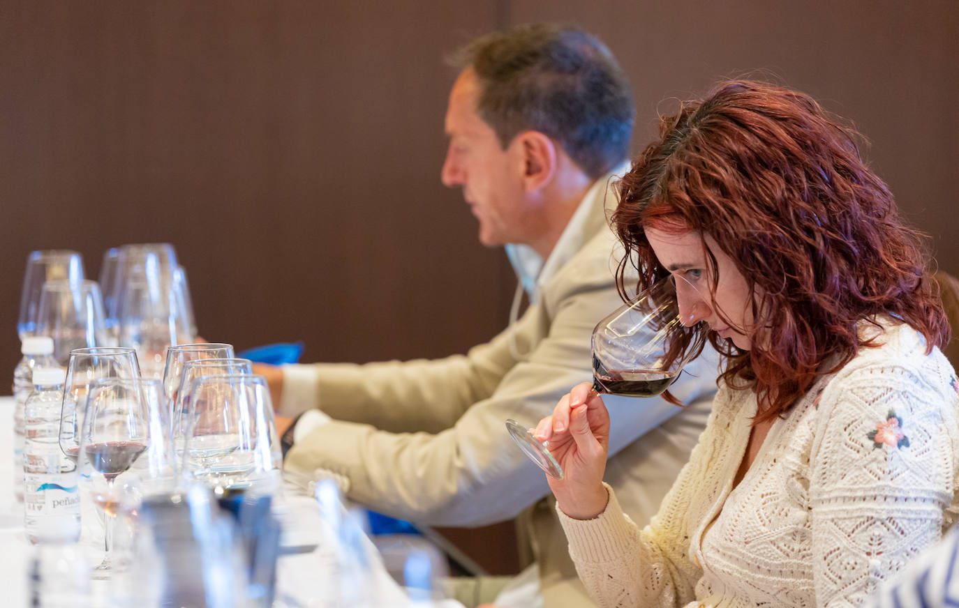 Bodegas Valdelacierva presentó anoche en los salones del Restaurante Delicatto la colección casi completa de sus elaboraciones de Rioja para el club de catas de lomejordelvinoderioja.com