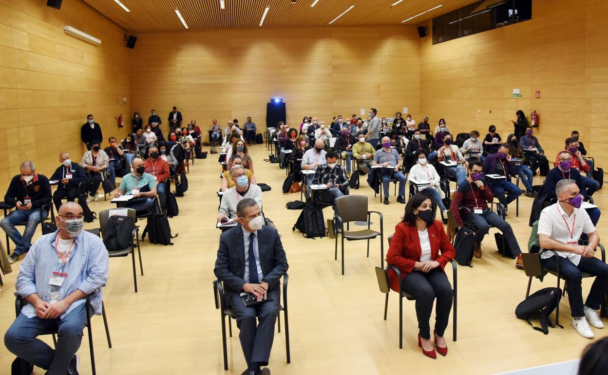 Participantes en el cónclave de CCOO celebrado ayer en las instalaciones de Riojafórum. 