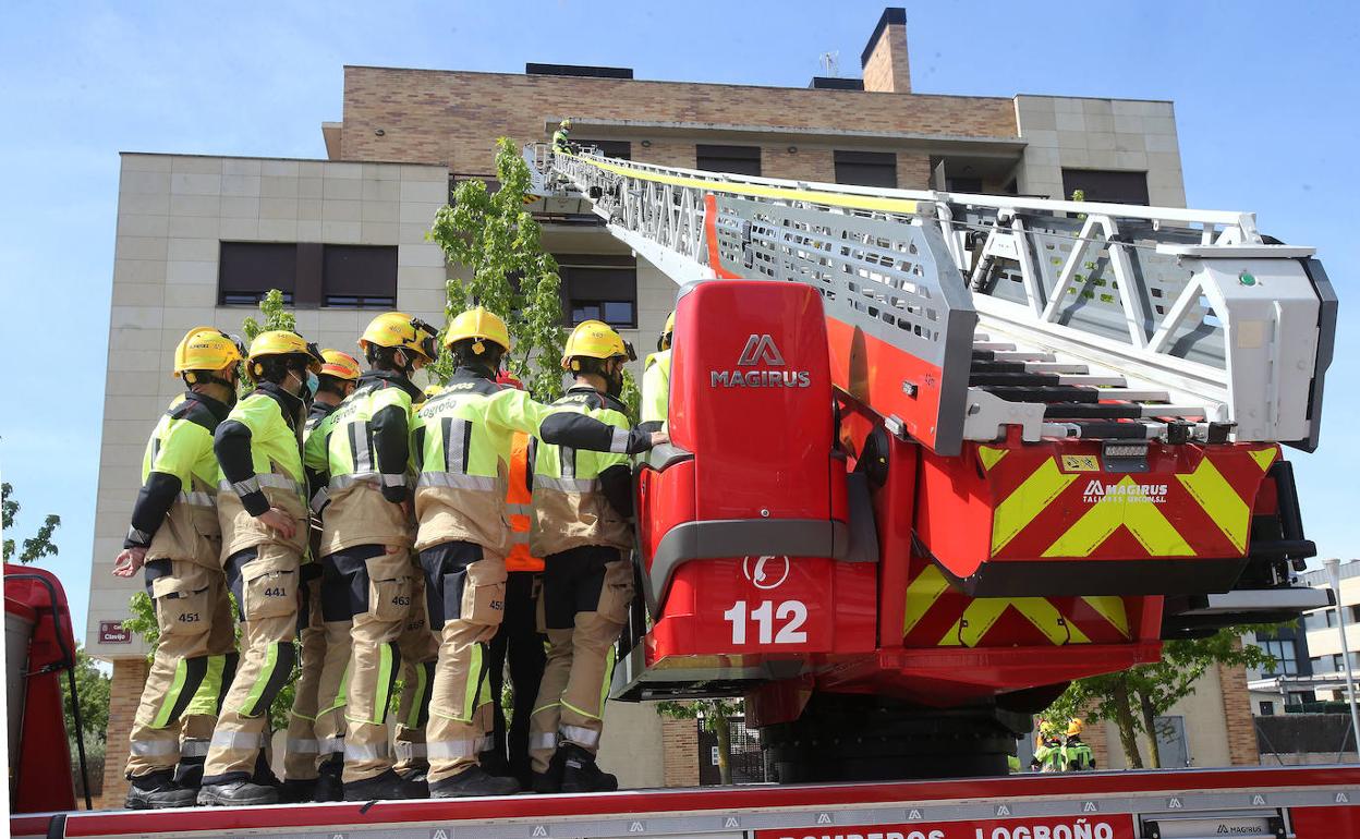 Bomberos de Logroño: un cuerpo de mucha altura