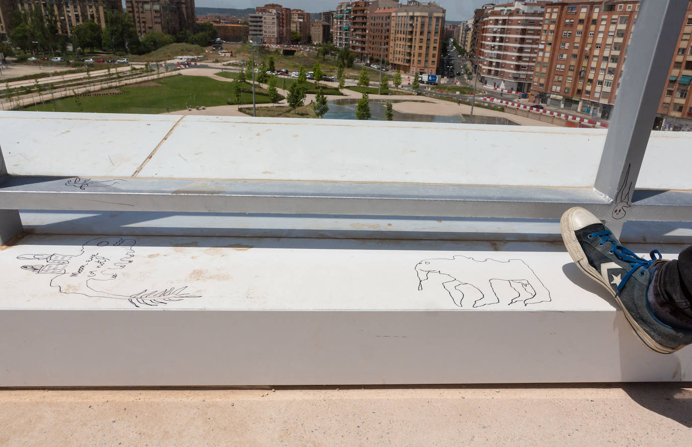 Fotos: Vandalismo en el parque Felipe VI