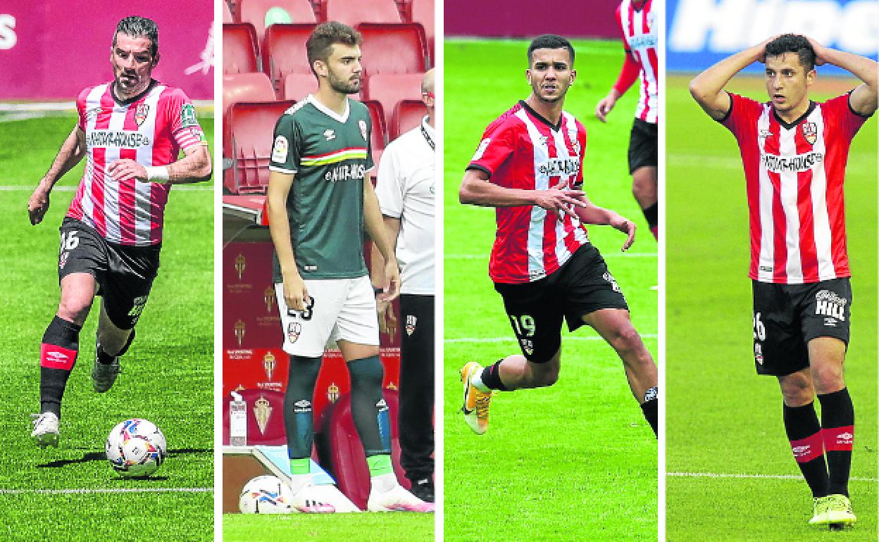 Iñaki Sáenz, Andoni López, Ousama Siddiki y Jaime Sierra. 