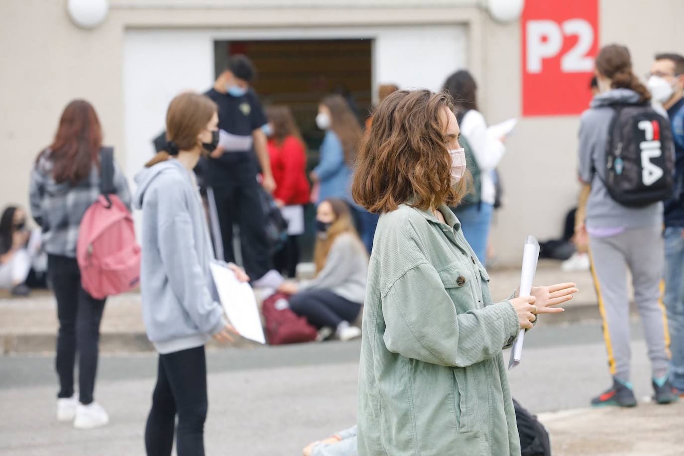 1.456 estudiantes de La Rioja comienzan la EBAU en diez sedes para evitar contagios de COVID. 