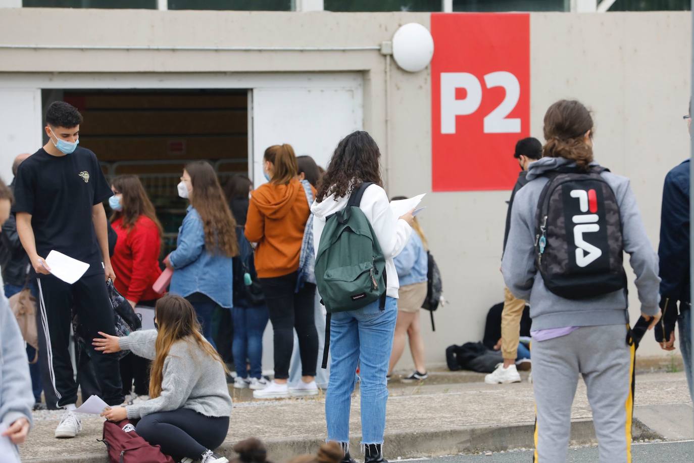 1.456 estudiantes de La Rioja comienzan la EBAU en diez sedes para evitar contagios de COVID. 