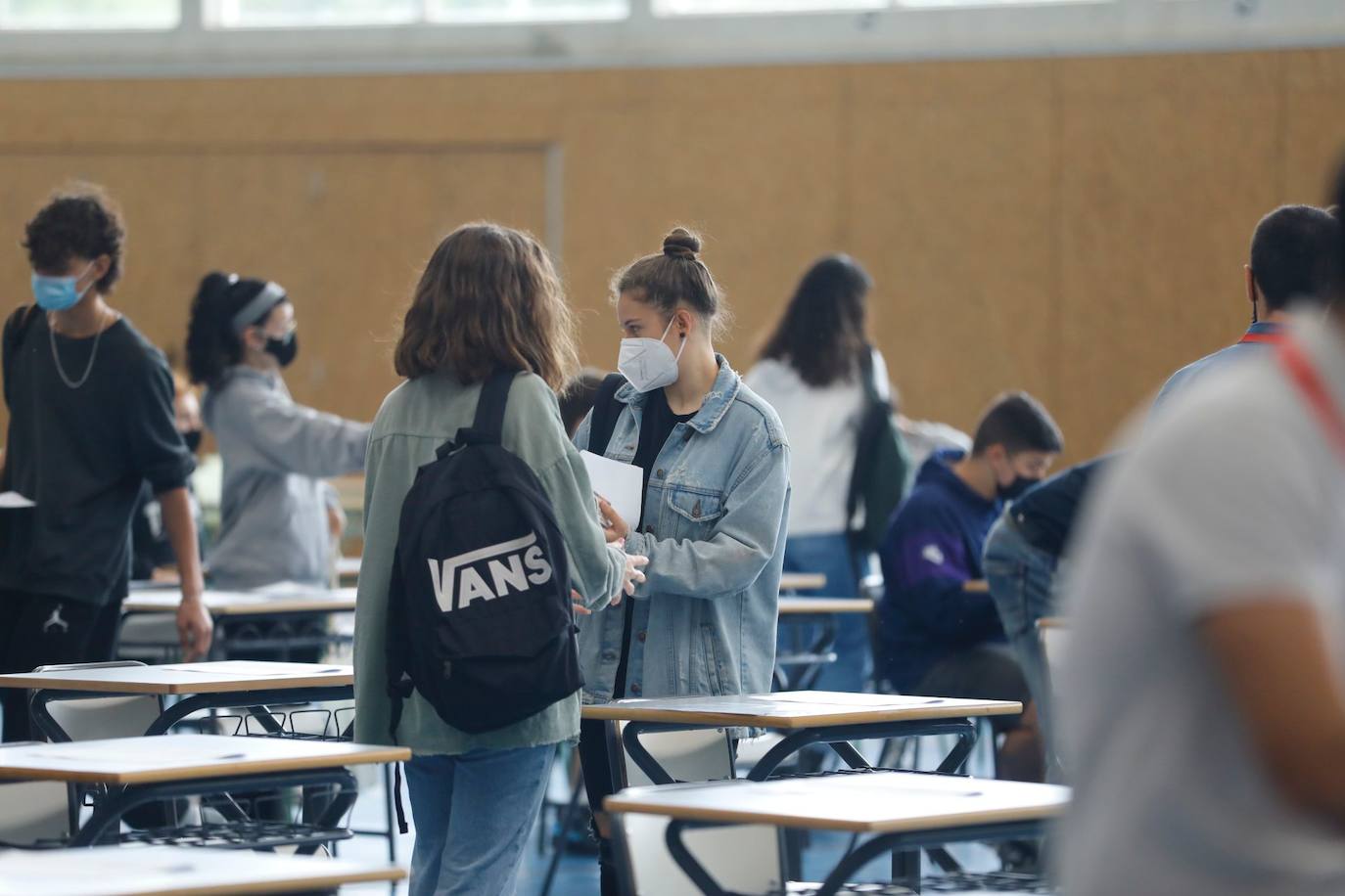 1.456 estudiantes de La Rioja comienzan la EBAU en diez sedes para evitar contagios de COVID. 