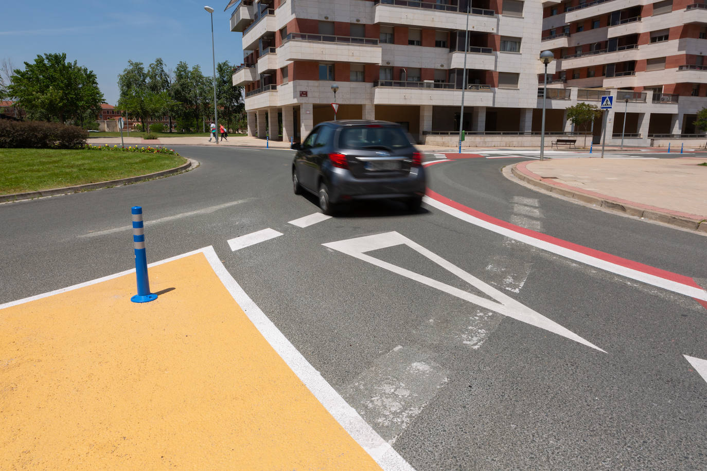 Fotos: El estado de las obras del Eje ciclista Los Lirios-El Cubo en Logroño