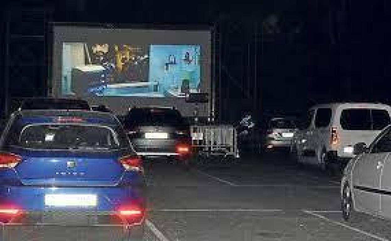 Autocine en Calahorra. 