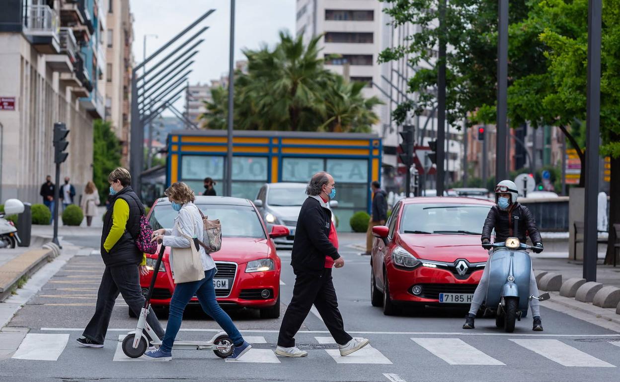 Gran Vía de Logroño.