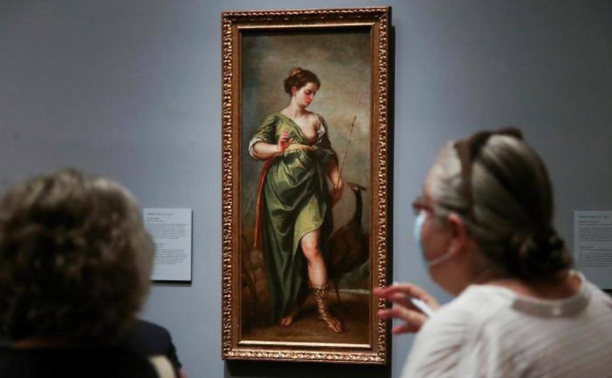 'La diosa Juno' en su emplazamiento de la sala 17A del edificio Villanueva del Museo del Prado. 