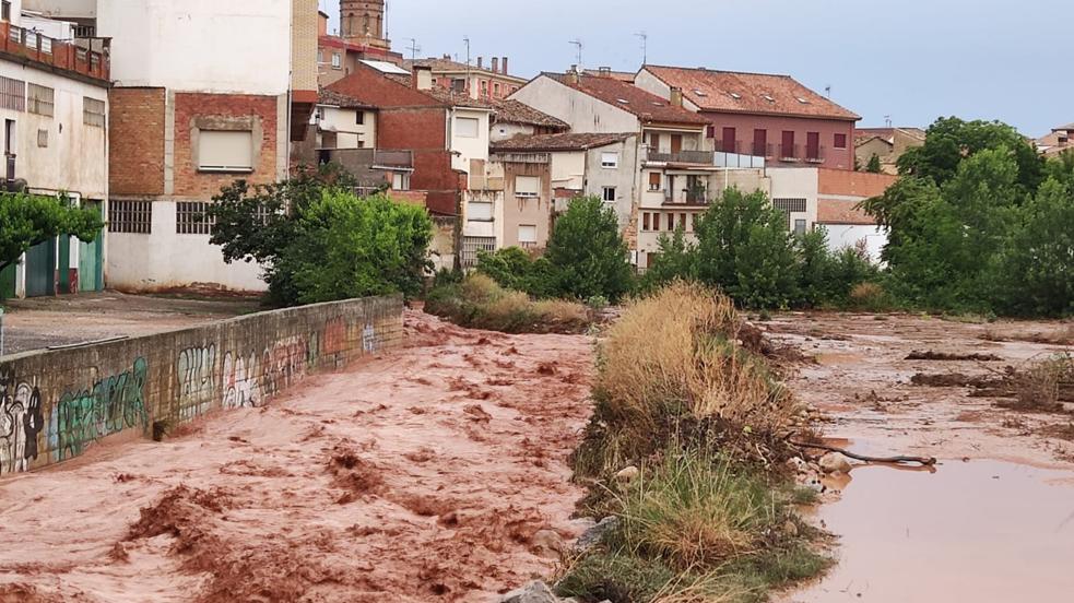 Las imágenes de la tormenta en Fuenmayor