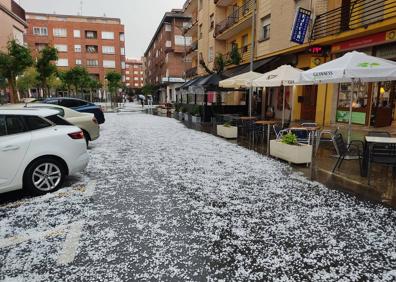 Imagen secundaria 1 - Las inundaciones y el granizo regresan a La Rioja