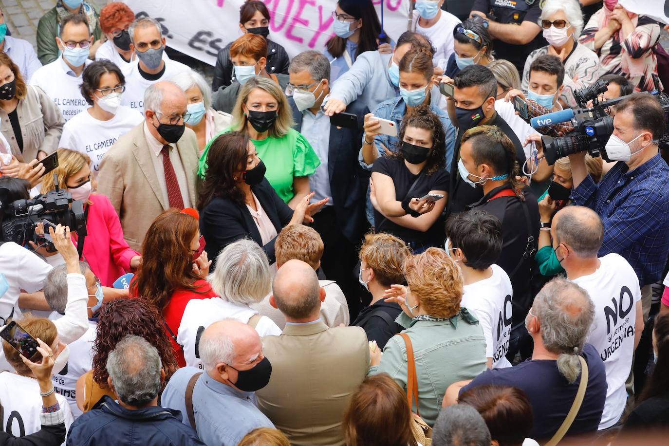 Fotos: Gritos de protesta por los recortes sanitarios