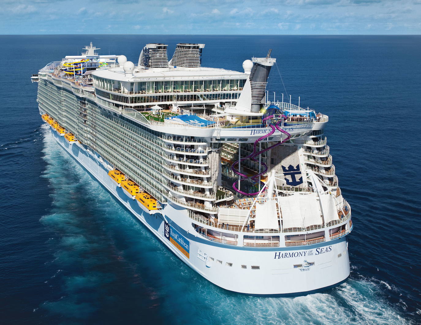 Una imagen del crucero Harmony of the Seas. 