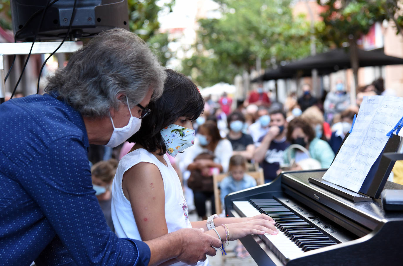 Los conciertos se han escuchado en el Monte Cantabria, el cementerio, la Casa de los Periodistas, María Teresa Gil de Gárate y en el patio de la Gota de Leche. 