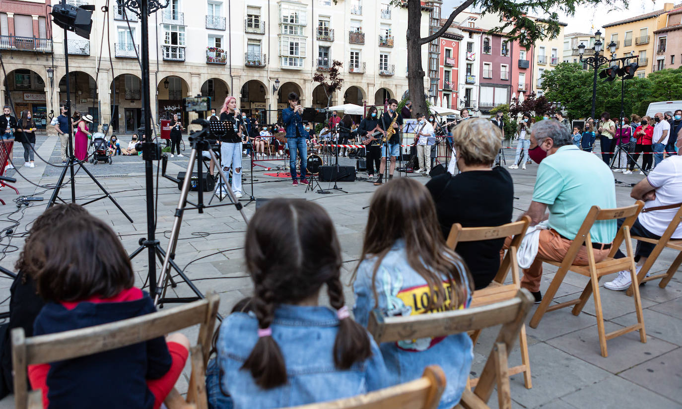 Los conciertos se han escuchado en el Monte Cantabria, el cementerio, la Casa de los Periodistas, María Teresa Gil de Gárate y en el patio de la Gota de Leche. 