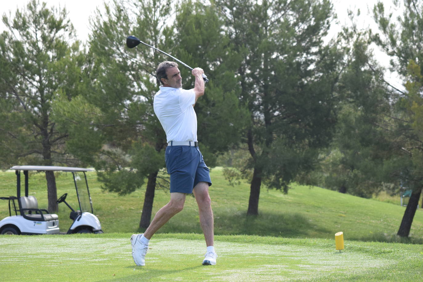 Los participantes en el torneo Bodegas Ontañón de la Liga de Golf y Vino disfrutaron de un gran día de golf en El Campo de Logroño.