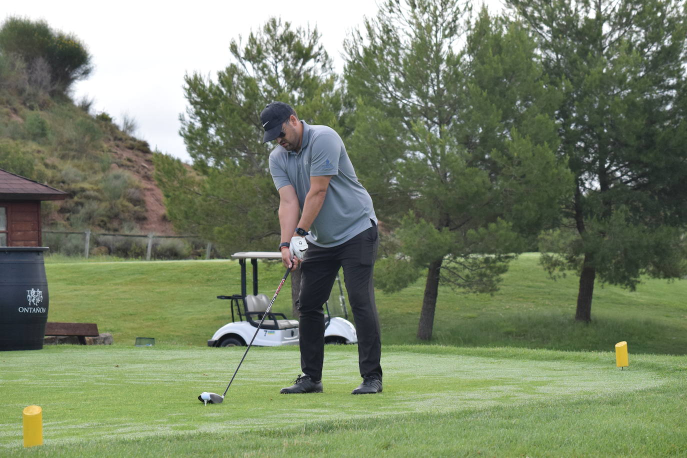 Los participantes en el torneo Bodegas Ontañón de la Liga de Golf y Vino disfrutaron de un gran día de golf en El Campo de Logroño.