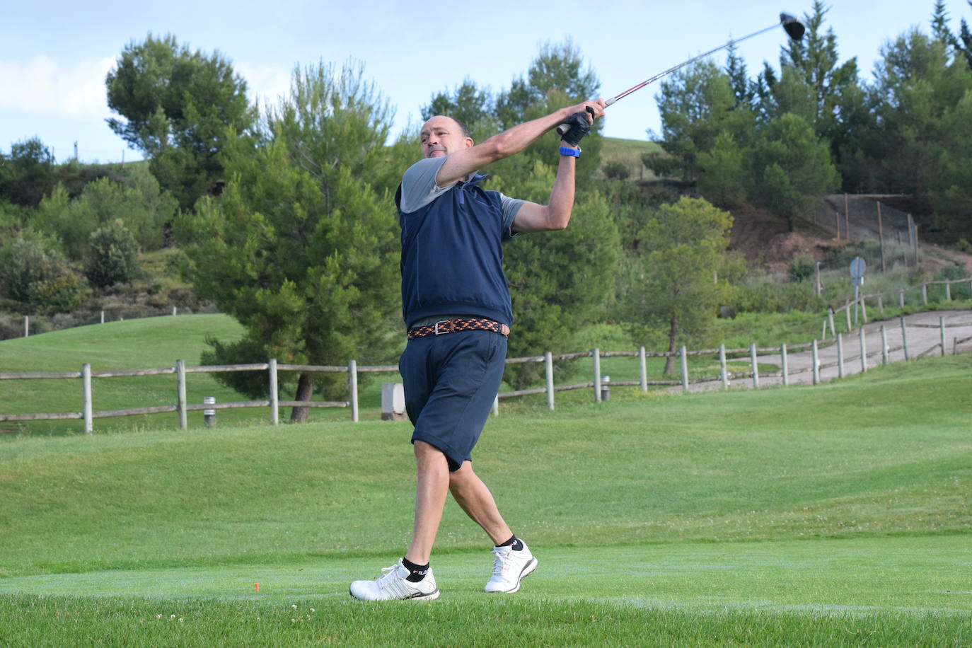 Los participantes en el torneo Bodegas Ontañón de la Liga de Golf y Vino disfrutaron de un gran día de golf en El Campo de Logroño.