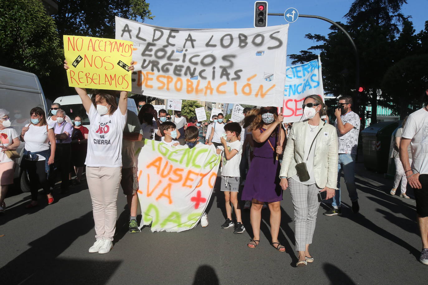 Fotos: Las imágenes de la manifestación en Logroño contra el Plan de Atención Continuada