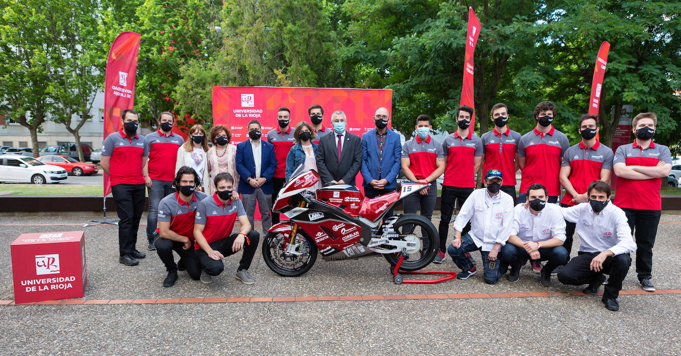 Fotos: La UR presenta la motocicleta que correrá en el Alcañiz