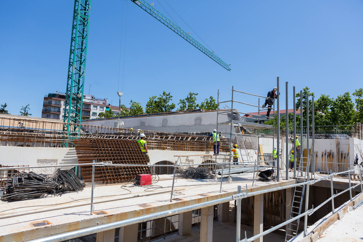 Fotos: Las obras del Sagasta, a punto del acelerón