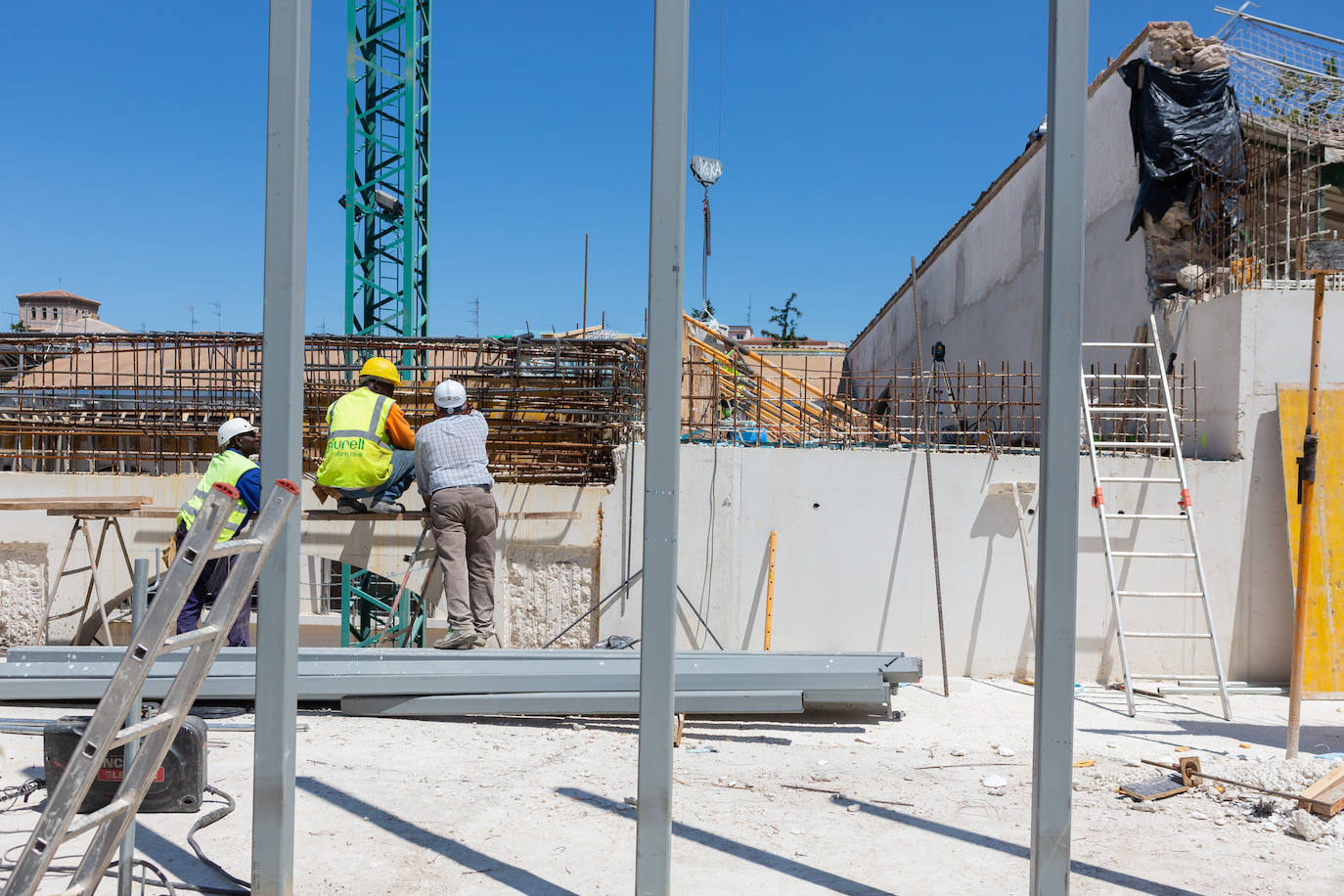 Fotos: Las obras del Sagasta, a punto del acelerón