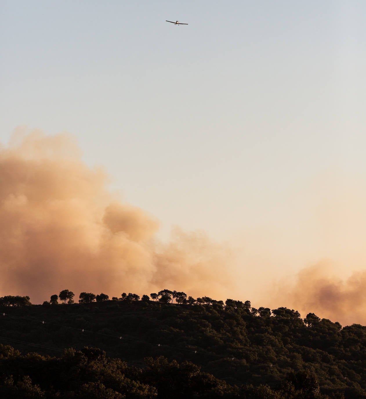 Fotos: La Rioja pide el despliegue de varios helicópteros, aviones e hidroaviones para la extinción del incendio en el Yerga