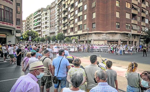 Protesta contra 'Calles abiertas': «Menos imposiciones y más diálogo»