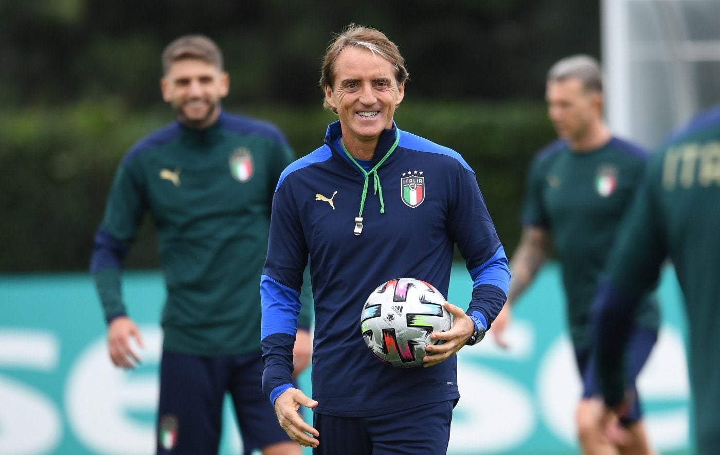 Roberto Mancini, seleccionador de Italia. 