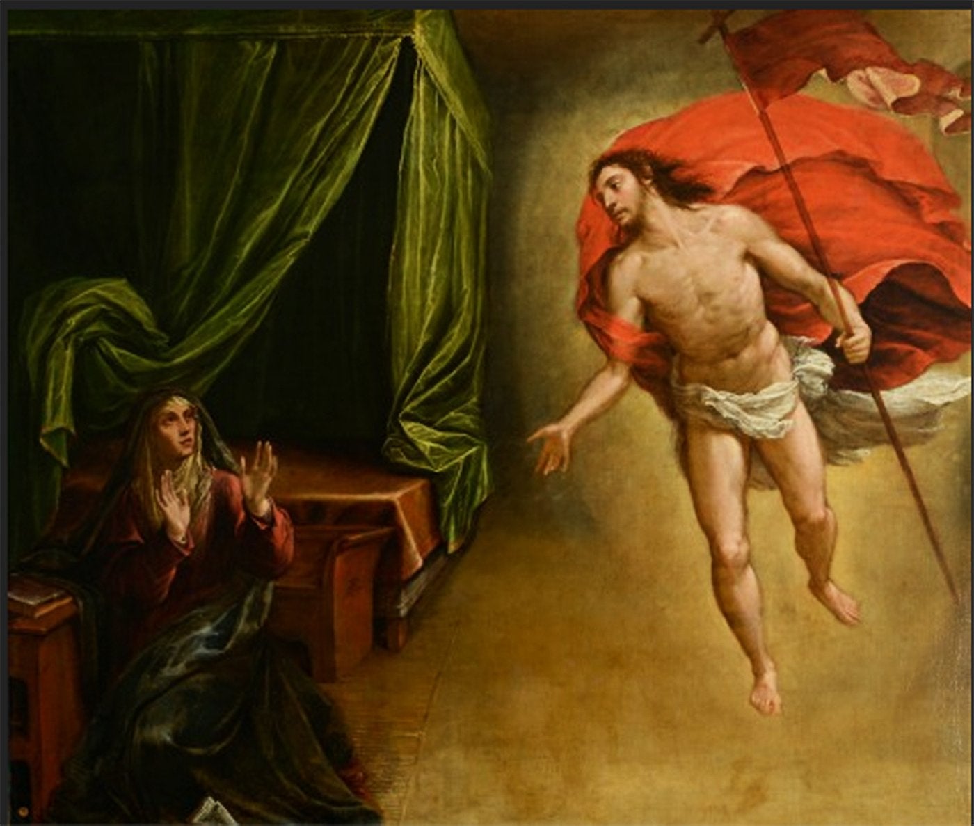 Aparición de Cristo a su madre. (1578-1579). 