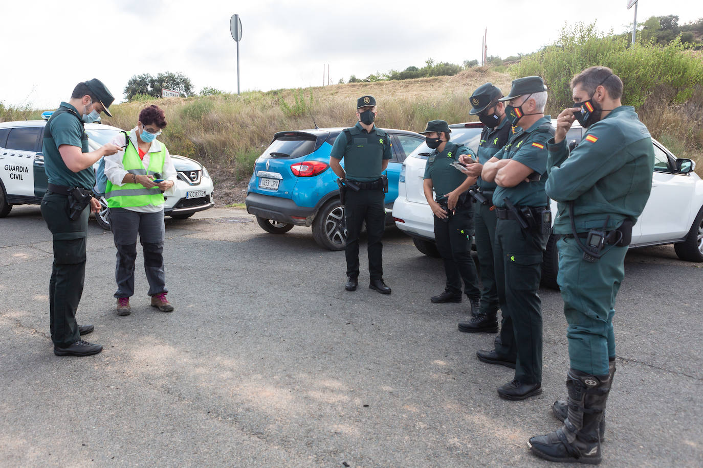 Fotos: La batida en Entrena para buscar a Javier Ovejas